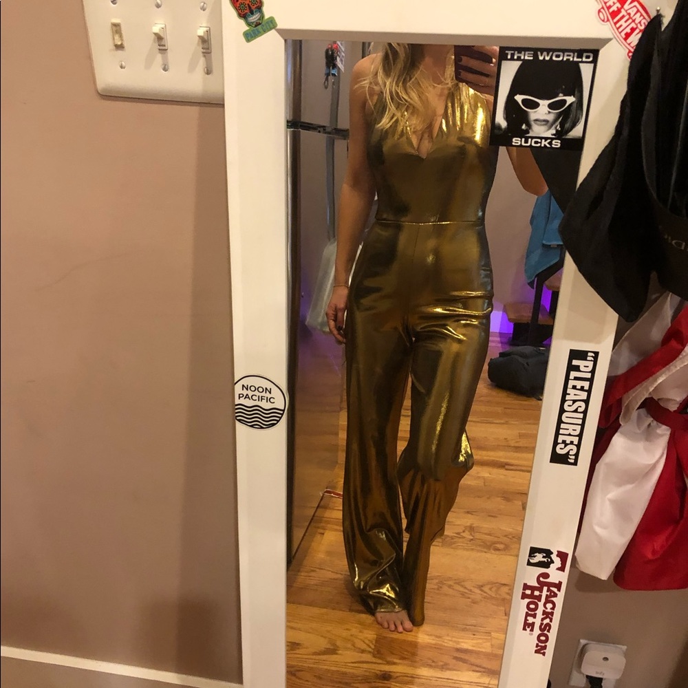 True Violet Gold Jumpsuit